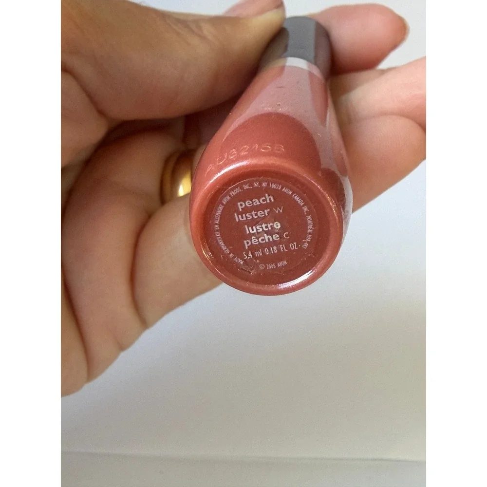 Avon Lip Gloss lot of 3 - Shine Attract Shine Glazewear Metallic Pink Peach